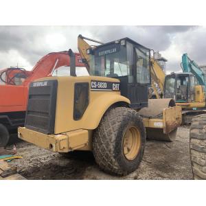 China Made in France Used CAT CS-583D Road Roller Compactor For Sale supplier