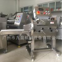China Adjustable Cooked Pork Beef Mutton Slicing Machine / Automated Cooked Meat Cutter on sale