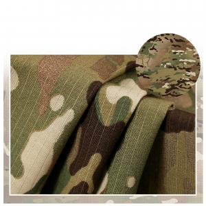 China T/C Polyester 65% Cotton 35% 190GSM Plain Ripstop Fabrics Camouflage Fabric supplier