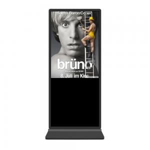 China Bus Stop Floor Standing Digital Signage / 49 Inch Windows Advertising Media Player supplier