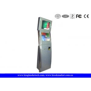 China Vandal Resistant Interactive Touch Screen Kiosk With Dual Screen Anti Glare supplier