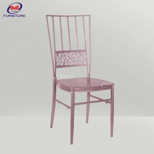 Modern Metal Chiavari Rose Gold Wedding Tiffany Chair For Dining