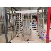China CE Pedestrian Security Gates Two Way RFID Facial Recognition Full Height Turnstile on sale