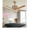 Factory Modern Crystal Ceiling Fan With Light And Remote , 3 Light Ceiling Fan Remote Control