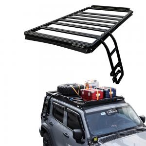 China 2023 Newest Solar Panel Aluminium Roof Top Tent Rack for Pick Up Hard Shell Tank 840*400*320mm supplier
