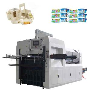 China Automatic Jumbo Roll Paper Cup Die Cutting Machine For PE - Coated Paper supplier