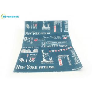 China New York Style Blue Silicone Parchment Paper With Double Side Custom Printed supplier