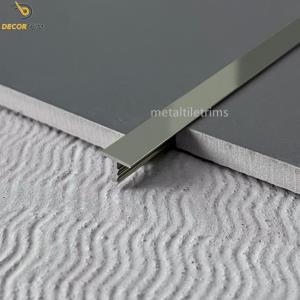 China Trim d'angle en or en métal en forme de T Transition Strip Trim de bordure de sol supplier
