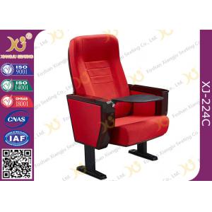 China Special Design Iron Leg Auditorium Theatre Chair With Aluminum Alloy ABS Folding Table supplier