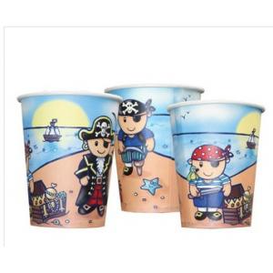 China Customized Logo Printing Paper Popcorn Buckets for Cinema , Printed Big Popcorn Bowls supplier