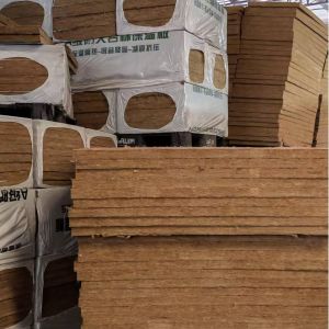 China Fireproof Rock Wool Board with 100-200 Kg/m3 Density and -268℃ ~ 650℃ Temperature Resistance in 1200×600mm Size wholesale