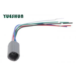 Illuminated Push Button Switch Socket Connector For 19mm Mounting Hole 5 Pin 15cm Wire Pigtail