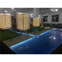 China Exhibition 3D Model Architecture With Led Lighting System , Model Building Maker on sale