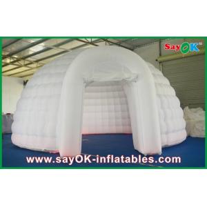 China Tente gonflable d'air d'OD 5m blanche, tente gonflable de dôme pour l'exposition supplier
