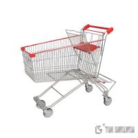 China 125L TGL Grocery Shopping Carts , ODM Supermarket Shopping Trolley Steel Material on sale
