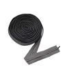 China Drawcord Elastic Waistband Accessories 4cm Black White Drawstring Knitted Elastic Drawcord Elastic Webbing Running Shorts wholesale
