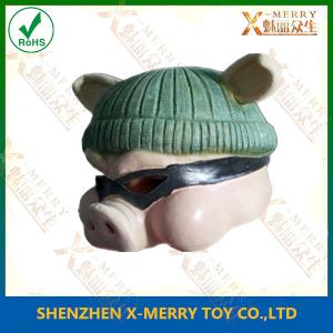 China X-MERRY Justice Pig With A Hat Cool Animal Face Head Mask Fancy /Masque Dress Up Party Prop Mask xam001 supplier