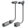 Dustproof IP67 Panel Mount Cable Connector For Industrial Electronics Accessories