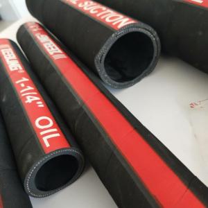 Diesel Oil Rubber Hose 38mm Fuel Suction Hose With Helix Steel Wire Synethic Rubber