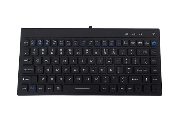 18KV ESD protected industrial keyboard with washable 88 keys and PS2 interface
