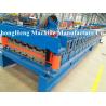China Double-corrugated Sheet Roofing Sheet Roll Forming Machine with protective cover wholesale