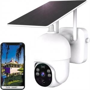 AI PIR 4G Solar Ptz Camera 850nm IR Tuya Smart Camera Wide Angle