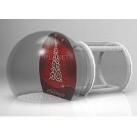 China Custom Backdrop Inflatable Christmas Photo Snow Globes With Tunnel on sale