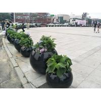 China Polished FRP Hand Lay Up Fiberglass Flower Pot High Temperature Resistance on sale