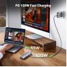 China Revodok 9 in 1 USB C Hub Gigabit Ethernet Adapter 100W PD Charging,USB A&C Data Ports, SD/TF Card Reader wholesale