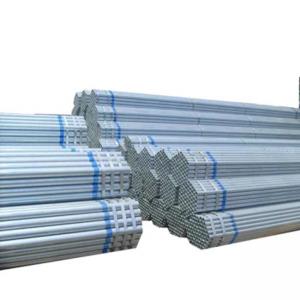 Q345 Galvanized Welded Steel Pipe A36 SS400 S235JR Zinc Coating Pipe