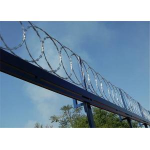 High Security Flatwrap Razor Barbed Wire Roll For Flat Razor Wire Panel