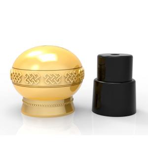 China Zinc Alloy OEM ODM Luxury Perfume Bottle Cover Have Existing Molds supplier