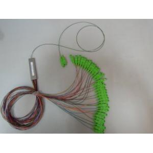 China SC/APCのコネクターによってpackaing 1*4 1*16 1*32 PLCの繊維光学のディバイダーの鋼鉄管 supplier