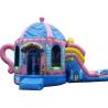 Teapot Inflatable Combo Bounce Slide Custom Made Blow Up Attractions Structures