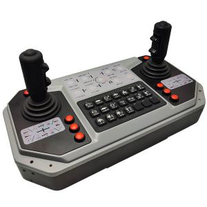 China Consola de control electrónico avanzado con doble joystick ergonómico y teclado integrado wholesale