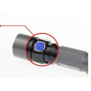 China Military Grade Tactical USB Mini Led Torch 3 Modes With Long Radiation 300 Meters supplier
