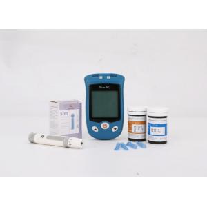 LCD Screen Blood Glucose Home Test Kit , Diabetes Monitor Kit 3 AAA Battery Safe AQ UG uric Acid & blood glucose