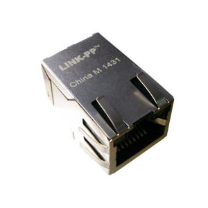 China 08B0-1X1T-03 магнитное RJ45 Jack с интегрированным 10/100Mbps портом женщины Lan Rj45 supplier