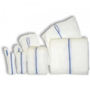 O subministro médico 100% do algodão Gauze Swab Manufacturer Absorbent Gauze descartável limpa o molho sem fôlego branco estéril