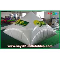 China White 0.6mm PVC Inflatable Pyramid Logo Printing Advertising Inflatables on sale