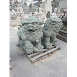 Carved Stone Animal Lion Statue