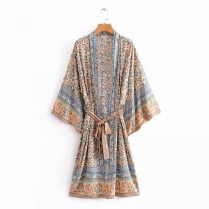 China Bohemian Inspirated Oversized Cotton Kimono supplier