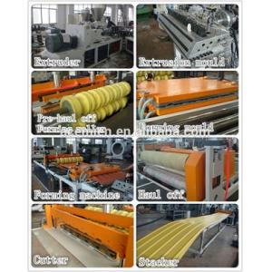 pvc roof corrugated tile line/ chinese synthetic roof tile machinery