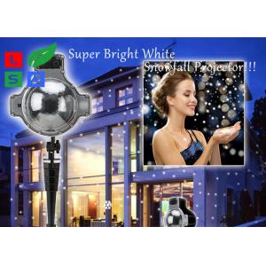 120-240V Outdoor LED Snowflake Projector For Winter Festival And Shop Promotion