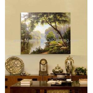 Canvas Mountain Tree Abstract Landscape Painting Dining Room