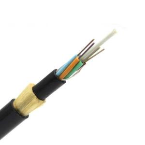China 24 Core ADSS Fiber Optic Cable Aerial G652D Fiber Self-Supporting supplier