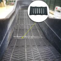 China 600*460*38mm Drainage Rubber Cover Mats horse rubber mats For Racecourse Channel Tunnel on sale