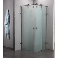 China Indoor Portable Frost Tempered Glass Sliding Door Whole Shower Glass Room OEM on sale