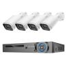 China 4CH 屋外顔検知 H.265 4K 8MP 有線POE IPネットワーク セキュリティ CCTVカメラ監視システム wholesale