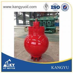 China Mud pump spare parts red color pulsation dampener assemble supplier